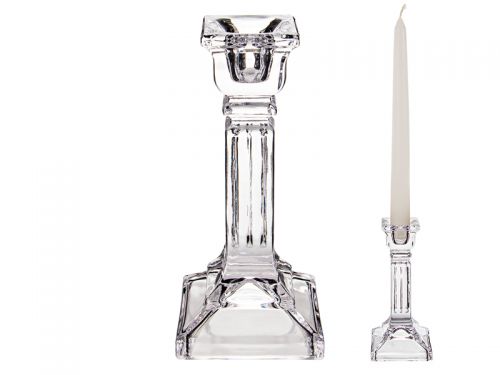 Підсвічник 15 см скляний