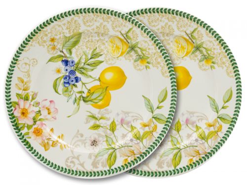 Набір з 2-х тарілок "Лимон" 26 см