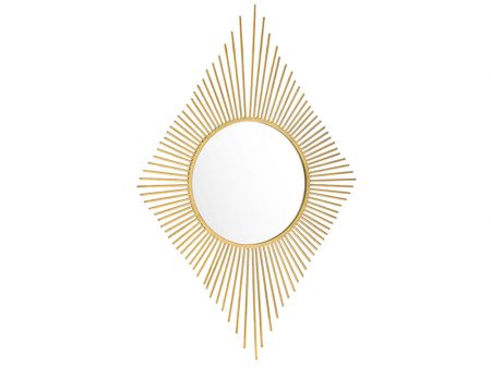 Дзеркало в металевій рамі 63х95см