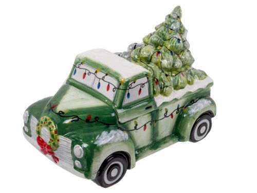 Банка для печива "Новорічна машина" 21х18.5х33 см