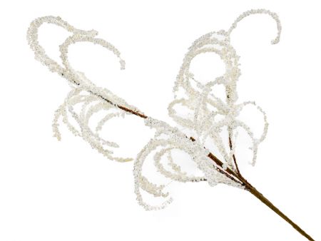 Декоративна прикраса 100 см білий (пластик)