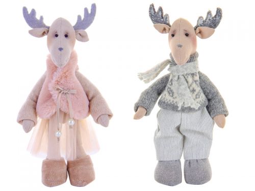 Іграшка Олень25см (ручна робота)в асортименті