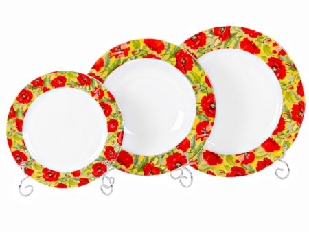 НАБОР ТАРІЛОК 18 ПРЕДМЕТІВ ЧЕХІЯ ТМ LEANDER