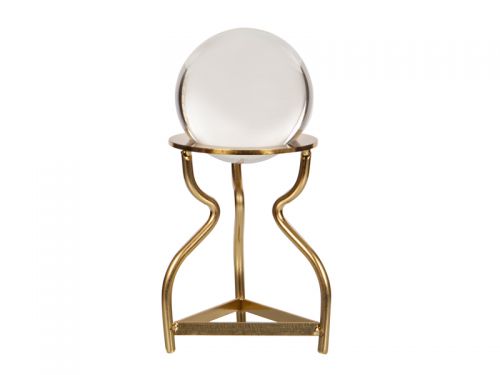 Статуетка «Куля» 15х9 см (метал/кришталь)