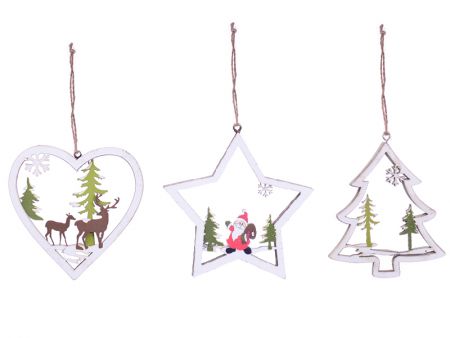 Декоративна прикраса в асортименті 8,5х7,5 см