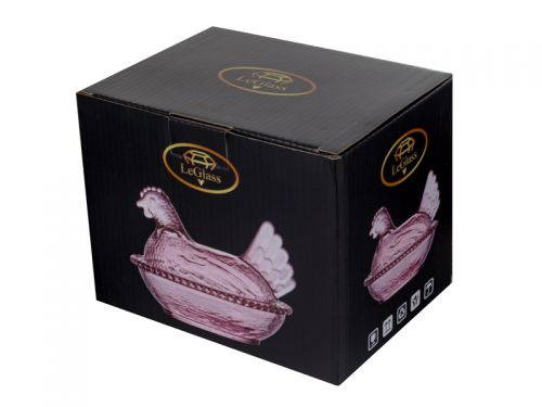 Ємність для зберігання «Курочка» 15,5х11,5х11,5 см.