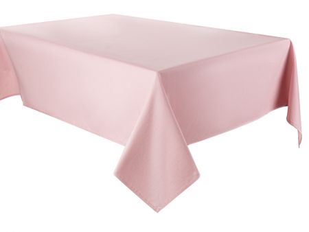 Скатертина 140X180см рожевий однотонний