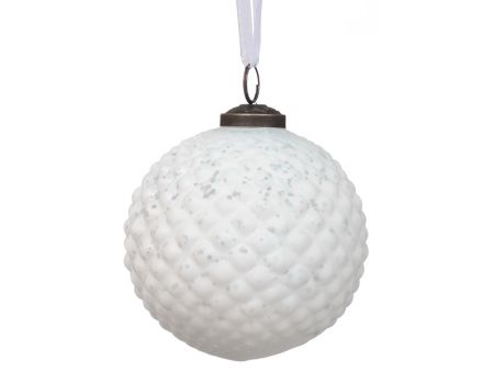 Ялинкова іграшка 10см білий