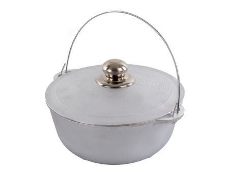 Казан алюмінієвий з дужкою та кришкою 2 л 