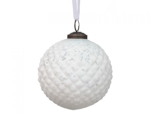 Ялинкова іграшка 10см білий