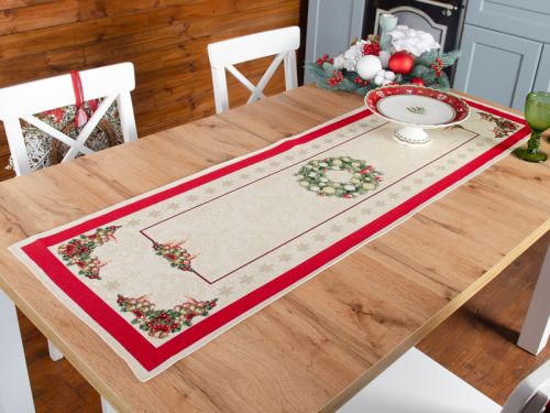 Ранер гобеленовий "Corona Natale" 47x140 см