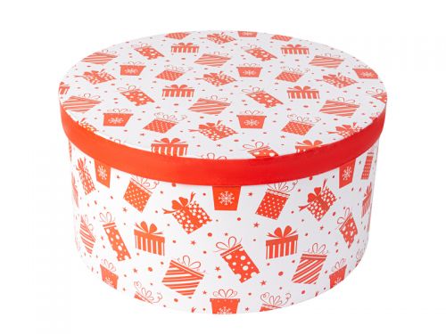 Подарункова коробка кругла 31.5х16.8см