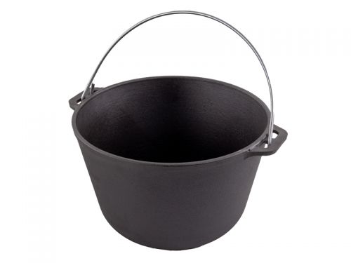 Казан туристичний чавунний з чавунною кришкою - сковородою BRIZOLL 8 л Туризм