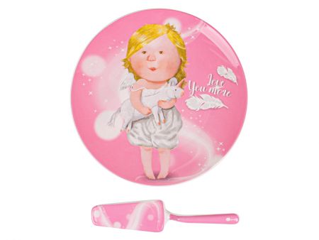 Блюдо для торта з лопаткою 