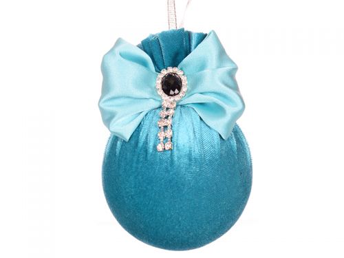 Ялинкова куля Ø 8 см з брошкою 