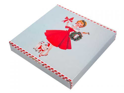 Набір з 2-х тарілок "Miss Christmas" 20,5см