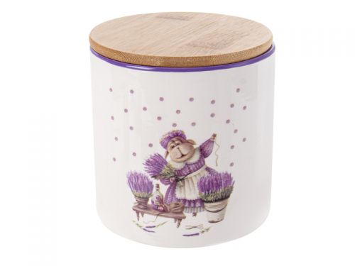 Банка для сипучих продуктів "Лавандові історії" 450мл 10x11см