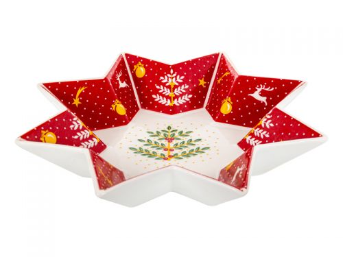 Салатник "Різдвяна колекція" ДІАМ - 25Х4,5 СМ