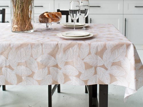 Скатертина водовідштовхувальна "PINETO BEIG " 140Х180СМ