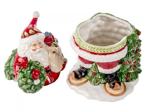 Цукерниця "Дід Мороз", 19х18х30СМ