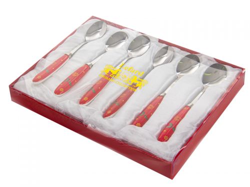 Набір чайних ложок "Christmas delight" 6шт 12см