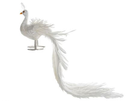 Фігурка Павич 75 см білий (пластик)