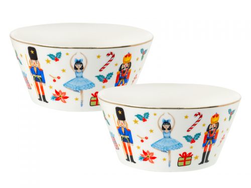 Набір з 2-х салатників "White Christmas" 14 см