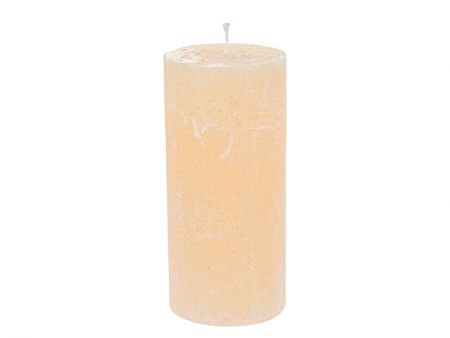 Свічка циліндрична шампань 7х15см