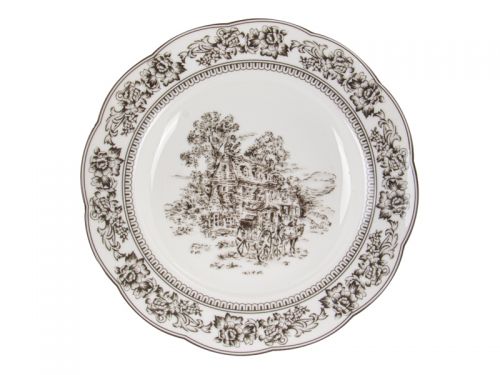 Столовий набір 10 предметів «Вінтаж» (4 салатники 12 см, 2 салатники 16,5 см, тарілка 20 см, тарілка