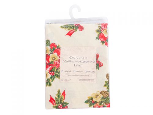 Скатертина водовідштовхувальна   "PINAS BEIG" 140Х180СМ