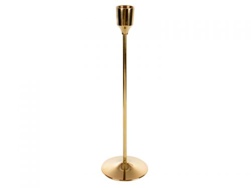 Підсвічник латунь 25см золотий