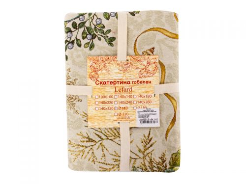 Скатертина гобелен коло "Candle" діам 140см