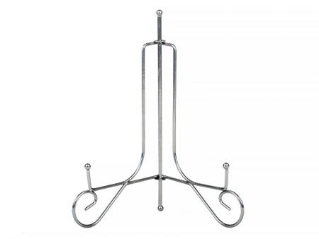 Підставка для декор.тарілок 20 см. срібло