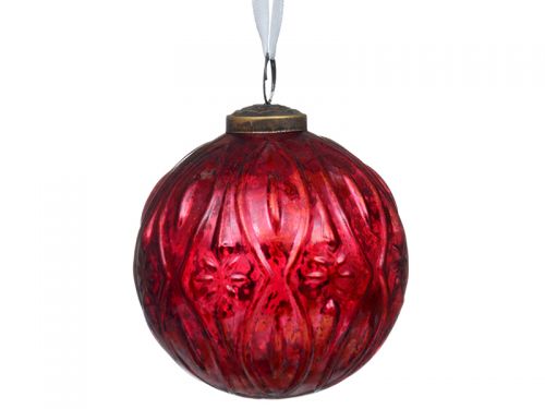 Ялинкова іграшка 10см червоний