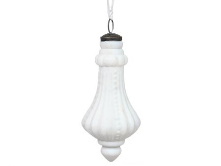 Ялинкова іграшка 15см білий