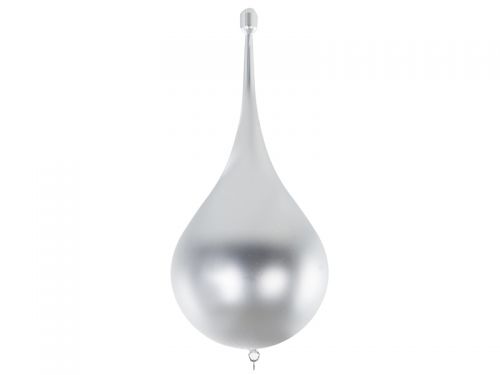 Декоративна прикраса 30 см срібло (пластик)