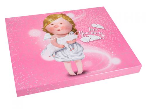 Блюдо для торта з лопаткою "LOVE YOU MORE" 26 см