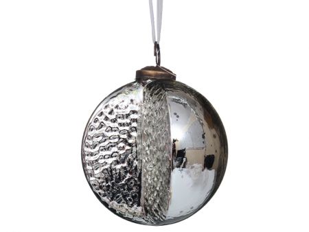Ялинкова іграшка 10см срібло