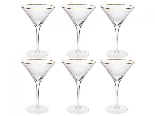 Набір келихів для коктейлю 6 шт 180мл 11см