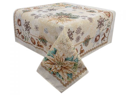 Скатертина гобелен Tinsel Lurex 94х94см