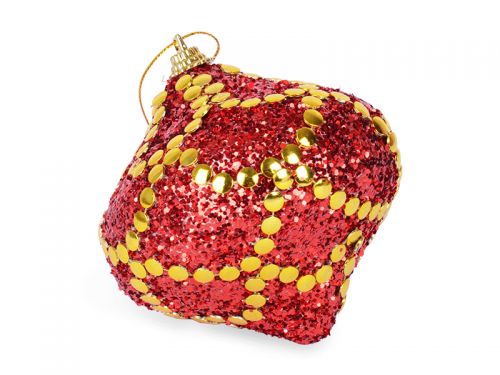 Набір ялинкових кульок 3шт, 8см