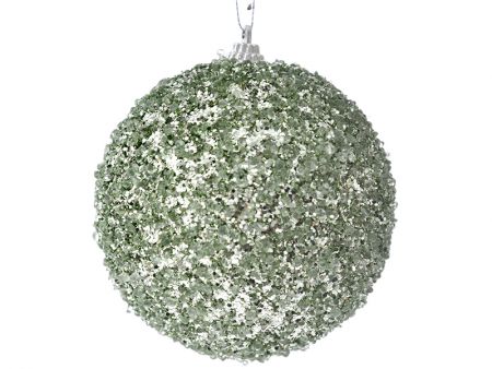 Набір з 3-х куль з глітером м'ята, 10см