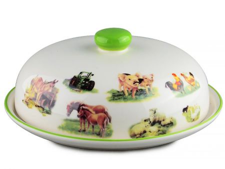 Блюдо з кришкою 