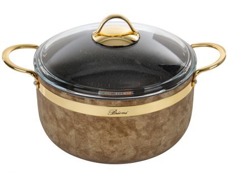 Каструля Brioni антипригарна 20 см, 6,5 л., 3,5 мм товщ.