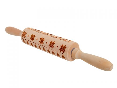 Качалка з орнаментом «Новий Рік» 35 см (дерево)