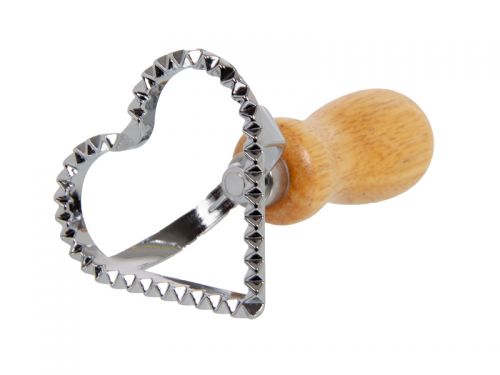 Штамп для печенья 10 см (цинковый сплав/дерево)