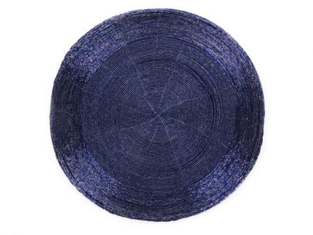 Плейсмат бісер 35см синій