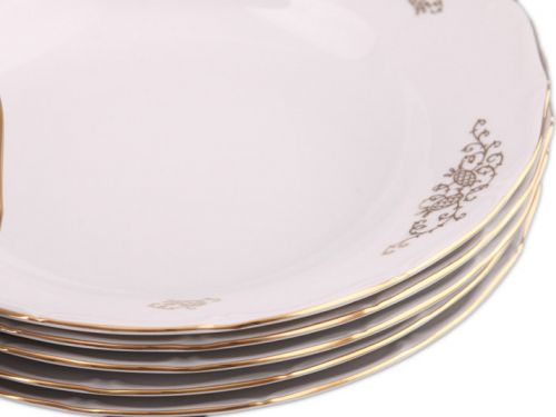 Набір тарілок "Вензель" з 6 шт. 24 см