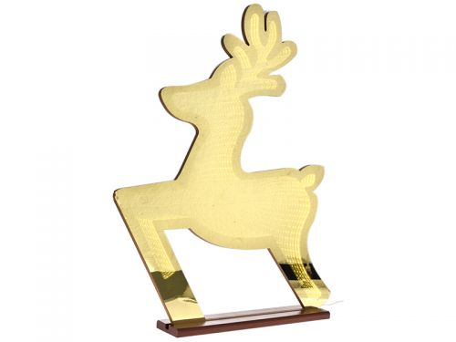 Декоративний світловий олень 3D, 83см