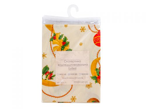 Скатертина водовідштовхувальна   "LAZOS BEIG" 140Х240СМ